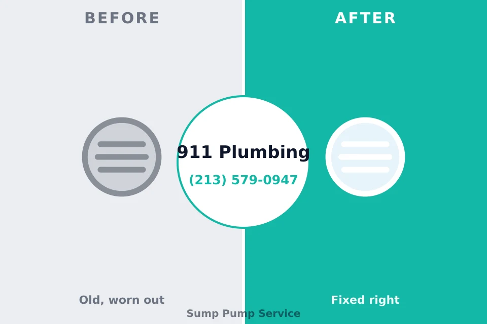 Before and after: plumbing repair Newberry, MI